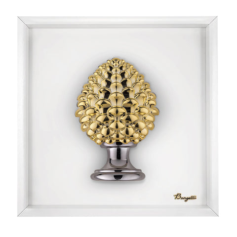 Bongelli Preziosi Quadro con Pigna, Made in Italy 33x33 cm