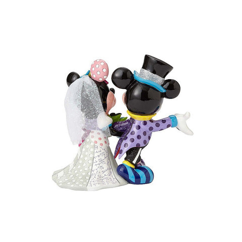 Enesco Statuetta Topolino E Minnie Sposi Disney Britto 15.9x22.2xH19.7 cm