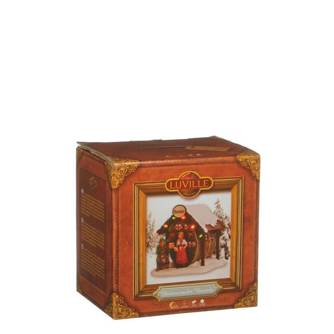 Luville Edificio piccolo Christmas market luci led 11x11,5xh11,5 cm