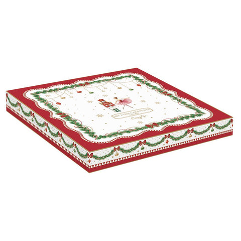 Présentoir à gâteaux de Noël 2 étages Easy Life "Magie de Noel" D19/27 cm