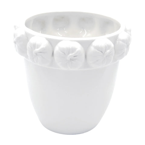 La Porcellana Bianca Cachepot Pomodori "Fattoria" D11xH12 cm