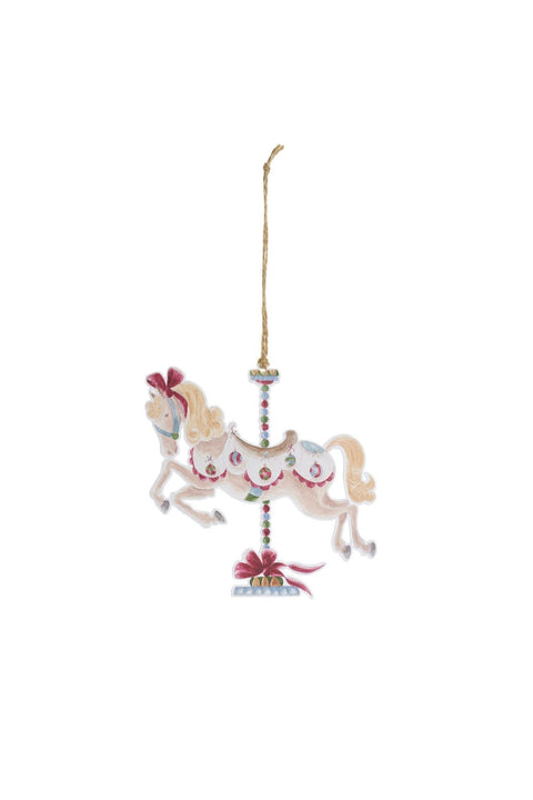 Nuvole di Stoffa Decoro, Cavallo per albero "Giostra" H12 cm 4 varianti (1 unità)