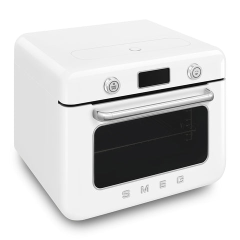 Smeg Countertop Steam Combi Oven Glossy White 