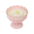 Hervit Candela Daisy rosa profumazione J'Adore D9xH8 cm - Angelica Home Stabia