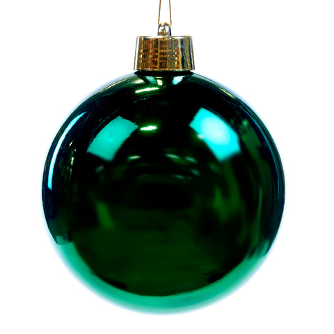 GOODWILL Green shiny glass Christmas ball D20 cm
