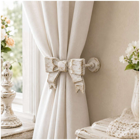 L'Atelier 17 Fermatenda da muro Shabby Chic 10 cm 4 varianti(1 unità)