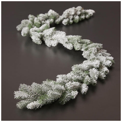 Guirlande de pins enneigés EDG Enzo De Gasperi, 183 cm, modelable