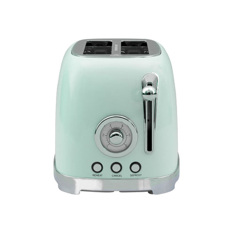 Estia Home Tostapane 2 Fette in acciaio inox menta Retro "Epoque" 815w