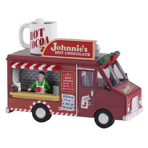LEMAX Hot Chocolate Van "Johnnie'S Hot Chocolate" H10.9 x 14.5 x 6.6 cm