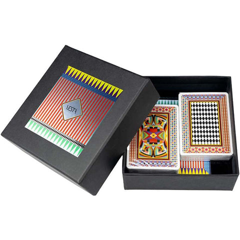 Vesta Set carte da gioco poker/ramino 2 mazzi Made in Italy