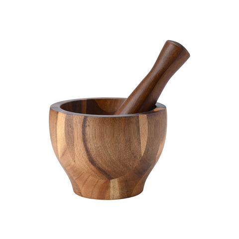 Estia Home Mortaio con pestello in legno di acacia "Allure" D14xH10 cm