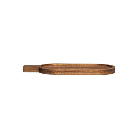 Estia Home Vassoio da portata ovale in legno "Allure" 33,5x13x2 cm