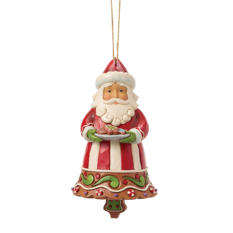 Enesco Babbo Natale per Albero "Gingerbread Cookie" 7x6.5xH11.5 cm