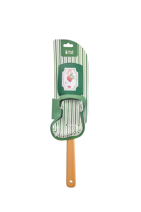 Nuvole di Stoffa Set Spatola + stampino cucina di natale "MAGIC NOEL" 6 varianti (2 unità)