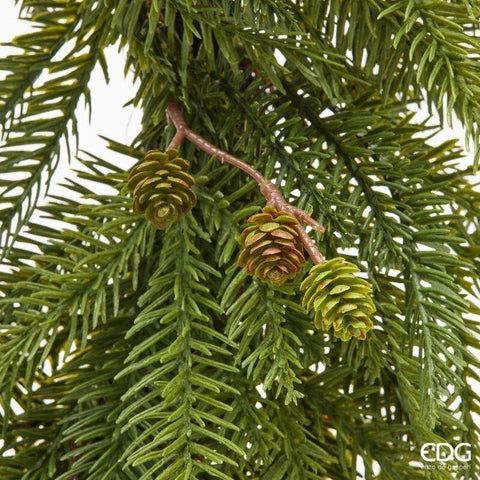 EDG Ghirlanda natalizia Fuoriporta con pigne corona D65 cm