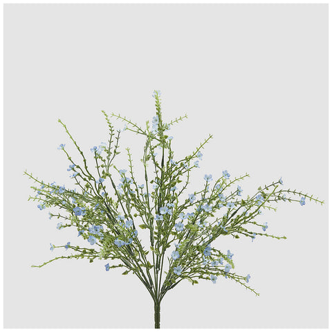EDG Enzo De Gasperi Ramo cespuglio Ginestra azzurro/verde artificiale H55 cm - Angelica Home Stabia