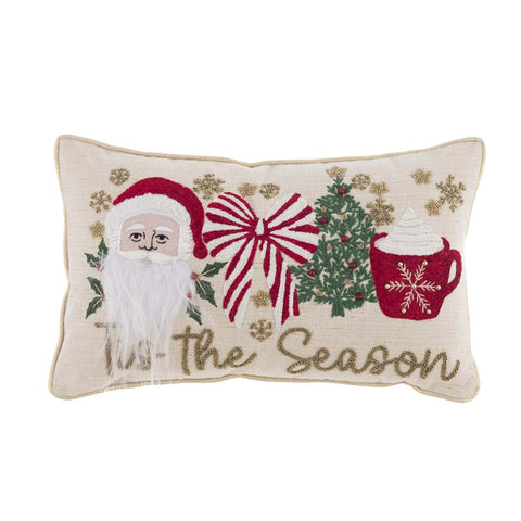 CUSHION WITH APPLIQUÉS