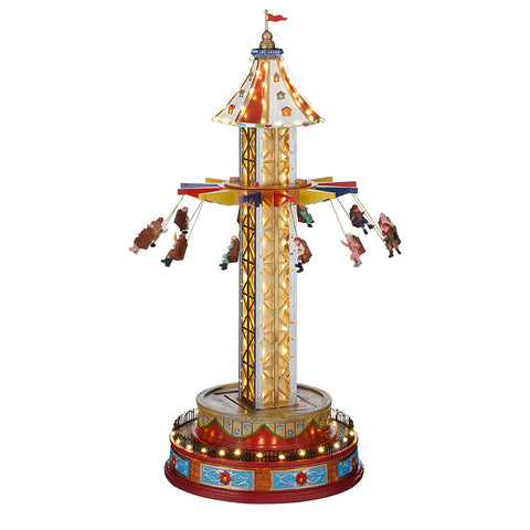 Carrousel de Noël lumineux Luville Moving D29xH55 cm