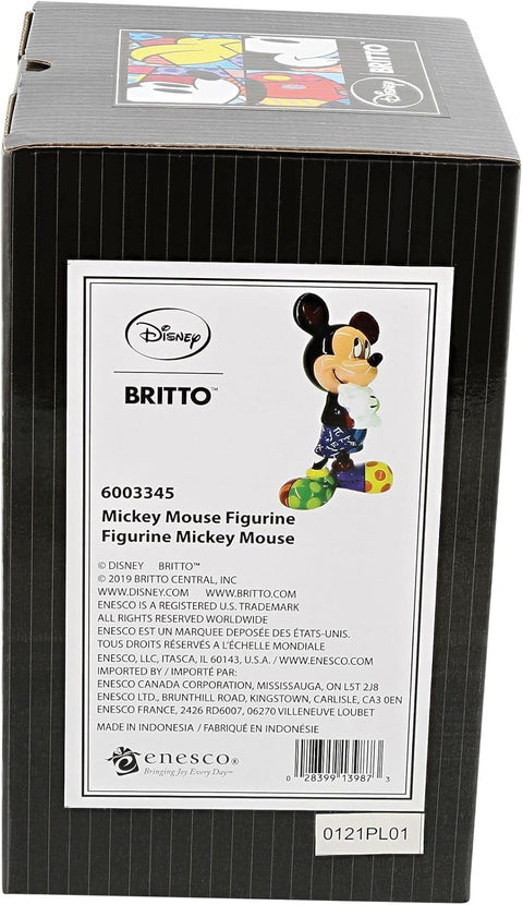 Enesco Disney Statuina Topolino in resina lucida, Britto 10x9xH15 cm