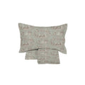 Copripiumino e federa in stile provenzale con motivo toile de jouy verde menta, tessile camera da letto