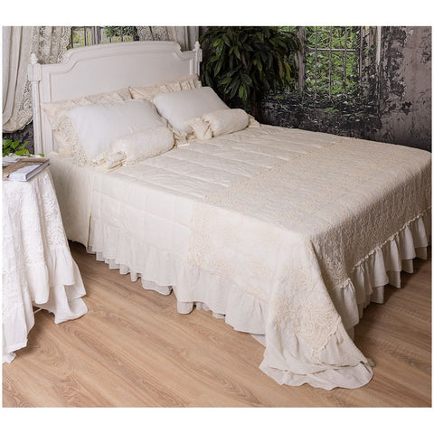 Chez Moi Couette double velours, Shabby Chic 270x270 cm 2 variantes (1pc)