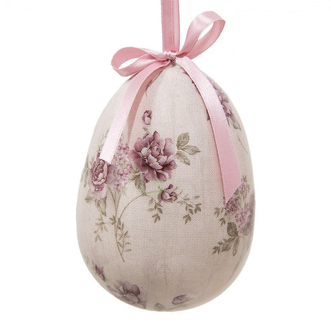 Clayre & Eef Set 2 Decori Uova di pasqua decorative da appendere D9xH12 cm