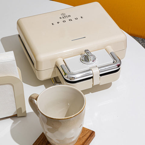 Estia Home Tostapane elettrico 2 Fette in acciaio Retro crema "Epoque" 800W