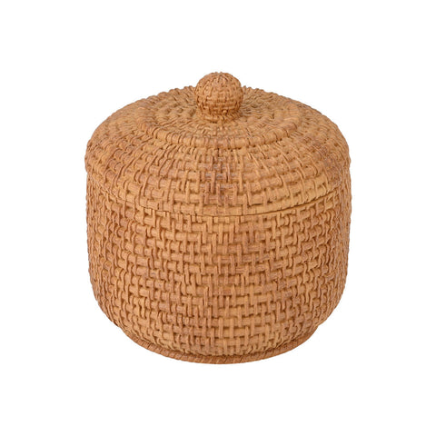 Estia Home Contenitore da bagno in poliresina D10xH10.6 cm