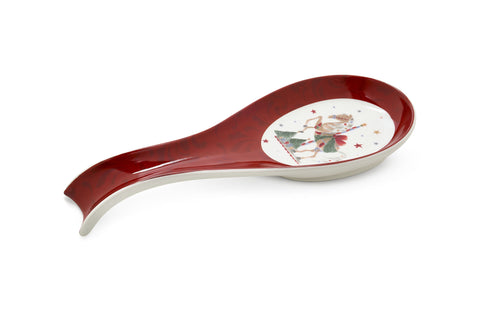 Repose-cuillère de Noël « Le Carrousel » en tissu Nuages ​​24 cm 2 variantes (1 unité)