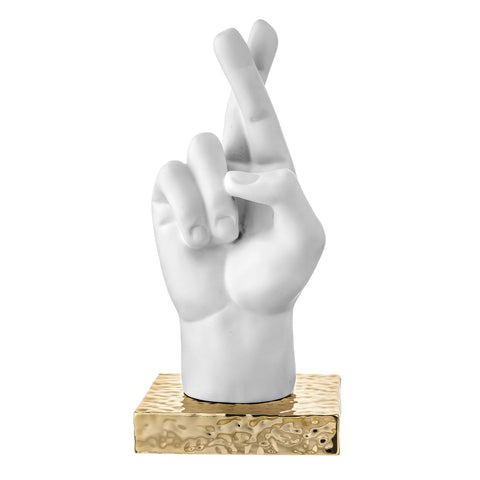Bongelli Preziosi Scultura Mani Dita incrociate H12 cm 5 varianti(1 unità)
