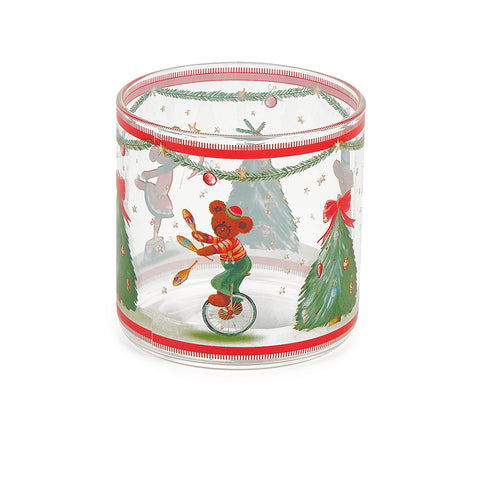 Nuages ​​en tissu Set de 6 verres de Noël "Bear Wonderland" 300 ml