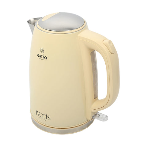 Estia Home Bollitore elettrico in plastica giallo "Ivoris" 2200w 1.7lt