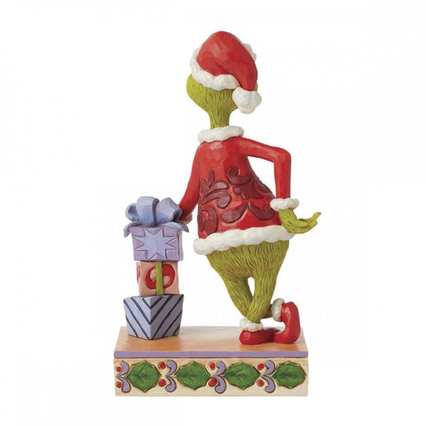 Enesco Statuina natalizia Grinch con regali "Jim Shore" 8x11xH20 cm