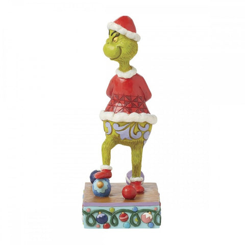 Figurine Enesco Grinch Bas sur Ornement "Jim Shore" 7x10xH18 cm