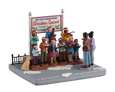 LEMAX Scena "School Christmas Concert" H10.4×13.1×10.7 cm