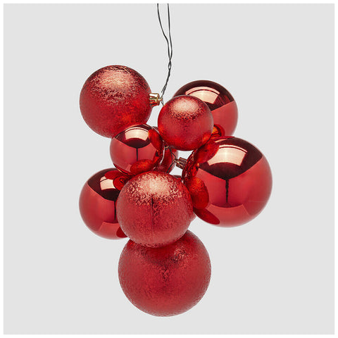 EDG Enzo De Gasperi Bunch of 5 Plastic Spheres, 3 Variants (1 Unit)