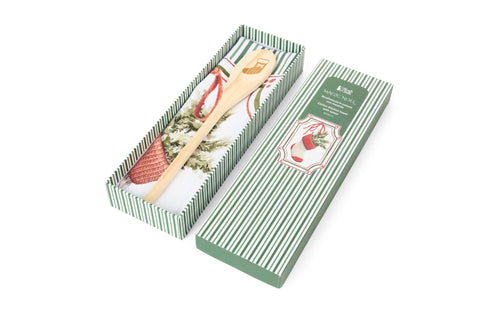 Nuvole di Stoffa Set natalizio strofinaccio + mestolo "MAGIC NOEL" cotone 50x70 cm 6 varianti (1 unità)