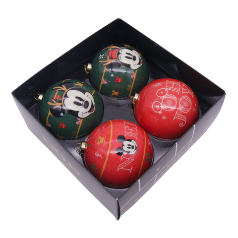 Christmas Inspirations Set 4 Sfere di Natale Disney D6.5 cm