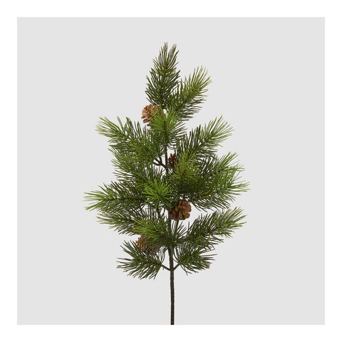 EDG Ramo con pigne decoro pino natalizio artificiale H65 cm