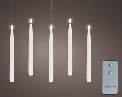 Candele galleggianti a LED con effetto fiamma BO per interni