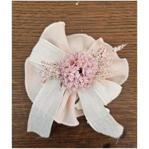 Fiori di Lena Saponcino da bagno con fiore Dalia e fiocco 9xH4 cm 6 varianti(1 unità) - Angelica Home Stabia