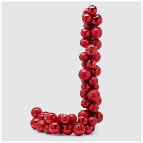Guirlande de Noël EDG avec boules de Noël L170 cm 4 variantes (1pc)