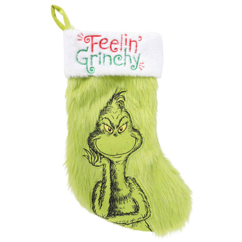 Christmas Inspirations Calza Epifania Grinch H44 cm