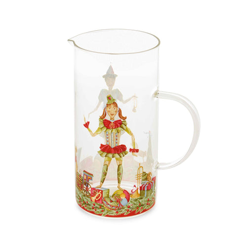 Nuvole di Stoffa Brocca natalizia borosilicato "VINTAGE TOYS" 1200 ml