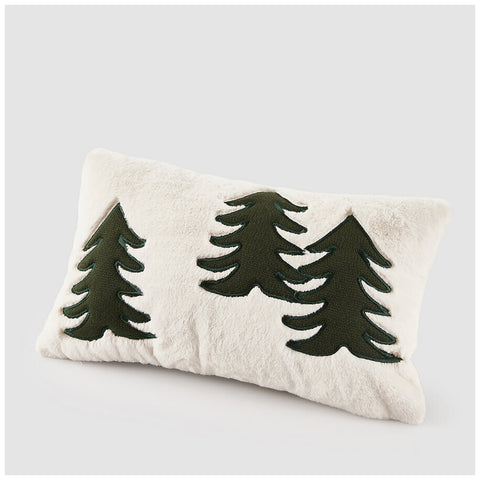 Coussin décoratif de Noël EDG Enzo de Gasperi avec sapins 50x30 cm