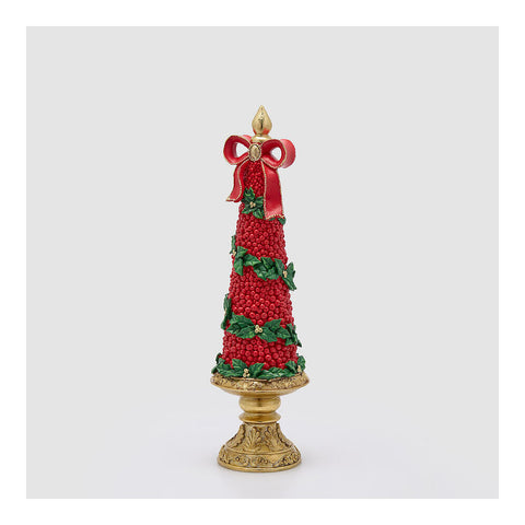 EDG Décor sapin de Noël en polyrésine D13,5 H48 cm
