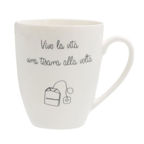 La Porcellana Bianca Mug Tazza da latte "Gli Onesti" 450 ml