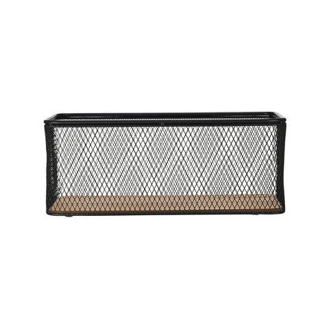 Estia Home Cestino portaoggetti in metallo filato 30,5x16,5xH12,5 cm