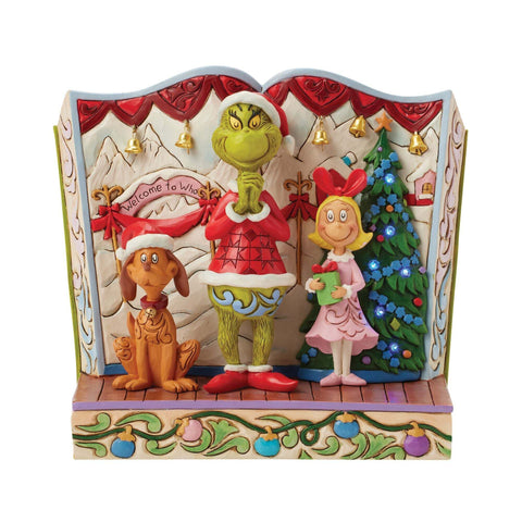 Figurine Enesco Le Grinch Storybook 20x11xH15 cm