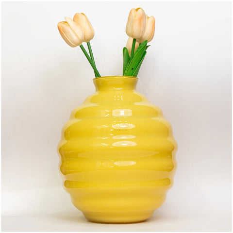 TOMCH London Vaso "Venezia" artigianale in vetro soffiato H16 cm 11 varianti(1 Unità) - Angelica Home Stabia